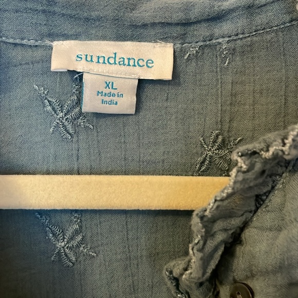 Sundance blue/gray blouse - Picture 3 of 6